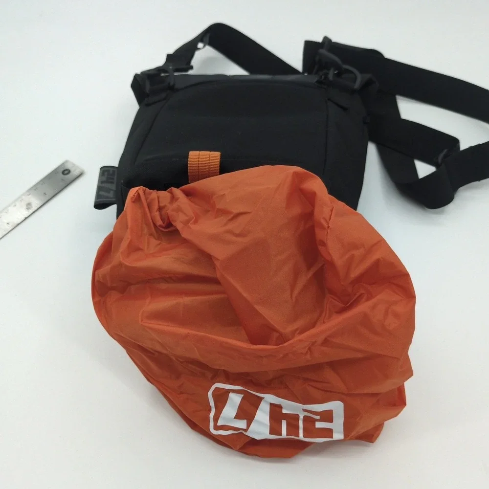 24/7 Traffic Collection Camera Bag - Small Holster Case Black Orange Webbing